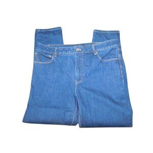 WHBM White House Black Market Size 14 STRETCH Skimmer Denim Jeans